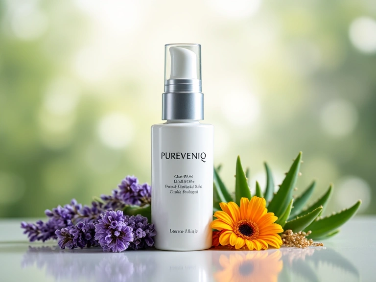 Pureveniq product ingredients display